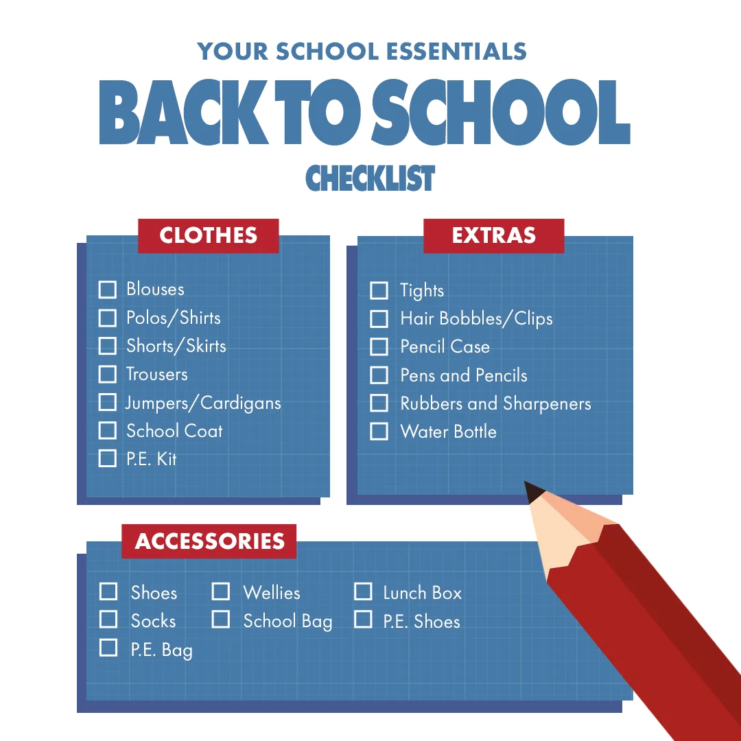 Back To School Checklist - Free Downloadable Checklist