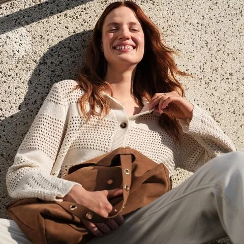 Spring knitwear.